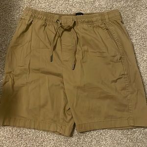 I am selling GAP Vintage Shorts size small the color is tan